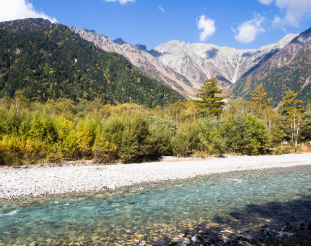 istock Kamikochi valley in early fall - Nagano prefecture, Japan 1409530767