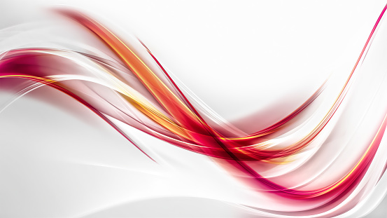 Modern Abstract Background with Smooth Wavy Lines