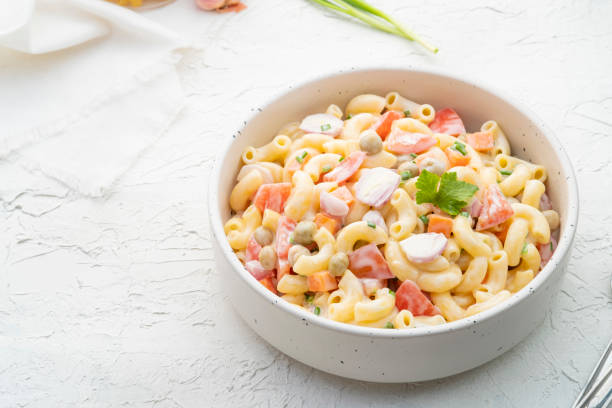 istock Homemade macaroni salad with elbow pasta 1409532525