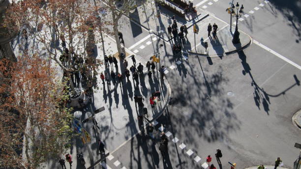 istock Crossroad in Barcelona city 1409534252