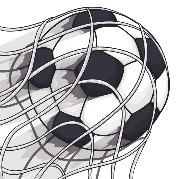 Free Soccer Ball In Net Clipart In Ai Svg Eps Or Psd