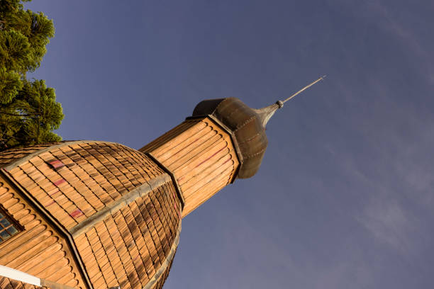 Church tower of the ukrainian memorial of Curitiba in southern Brazil