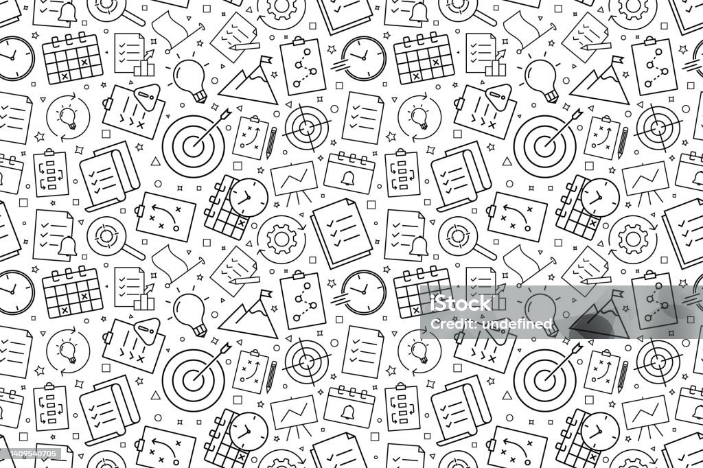 Plan Alignment Vector Background Vector Planning Pattern Planning Seamless Background Stock Illustration ...