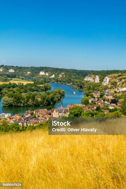 On The Way In The Beautiful Valley Of The Seine At Château Gaillard Stock Photo - Download Image Now