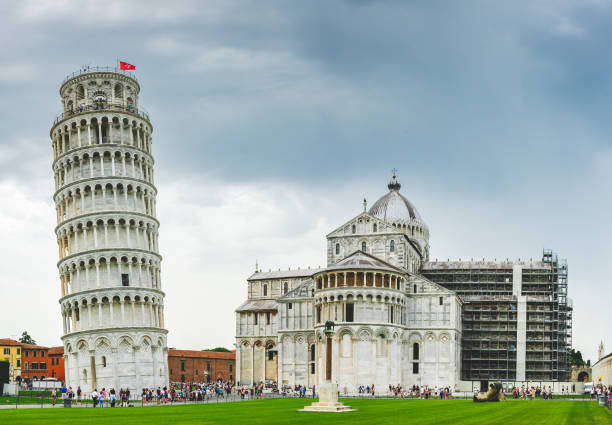 istock Tower and cathedral in Pisa, Italy. 1409551205