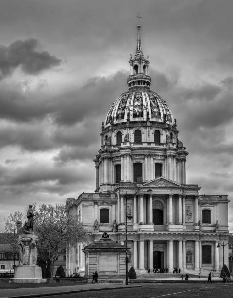 istock Invalides Dome, Paris in black and white 1409562975