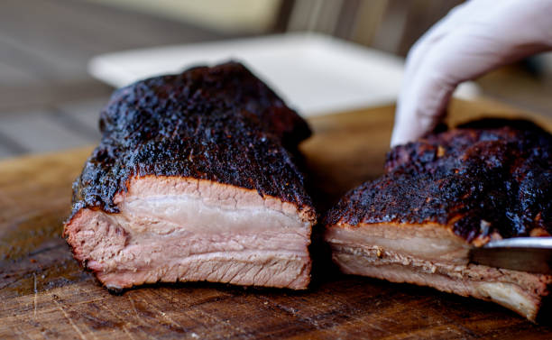 istock Spicy barbecued pork ribs 1409564347
