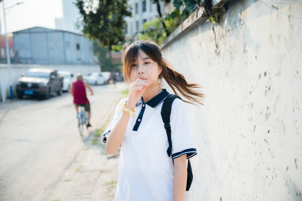 istock Endorsement package happy home Asian Girl 1409568023