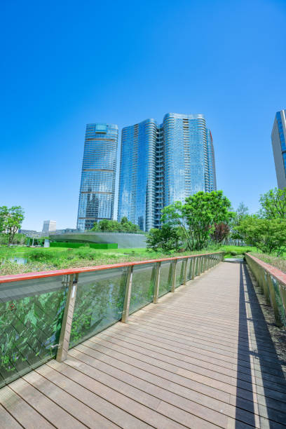 istock Sunny Chengdu Financial City 1409568850