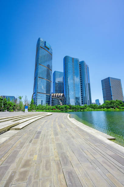 istock Sunny Chengdu Financial City 1409569048