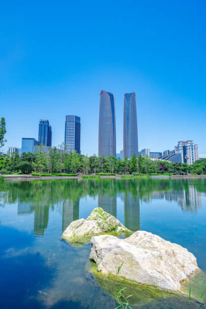 istock Sunny Chengdu Financial City 1409569124