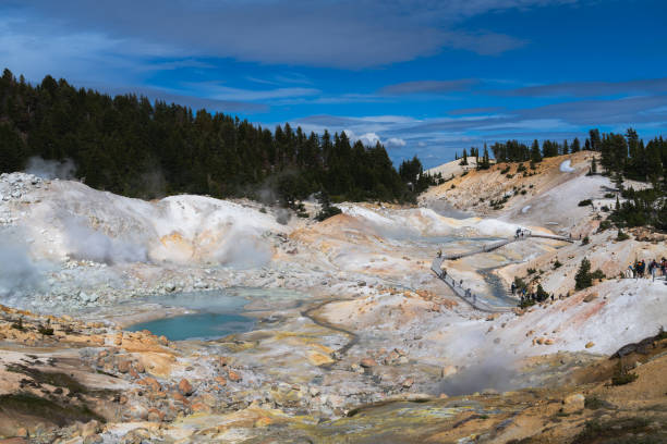Bumpass hell of Lassen national park