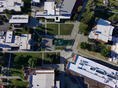 Aerial views of Wenatchee Valley College