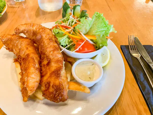 Photo of Fish and Chips, Seafood dinner in Hokitika, New Zealand