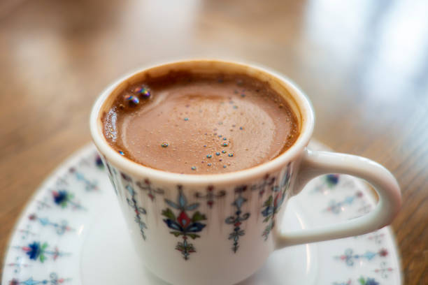 turkish coffee - türk kahvesi stok fotoğraflar ve resimler