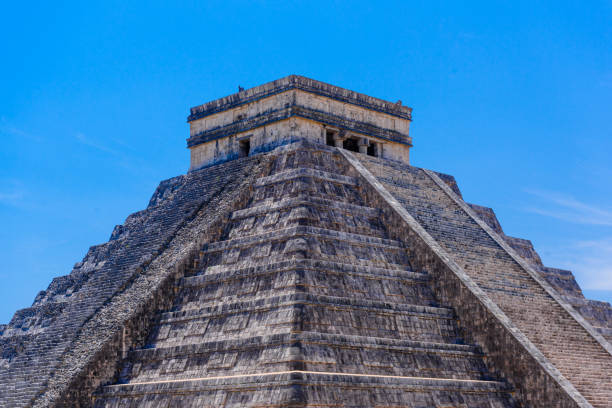 istock Temple Pyramid of Kukulcan El Castillo, Chichen Itza, Yucatan, Mexico, Maya civilization 1409586337