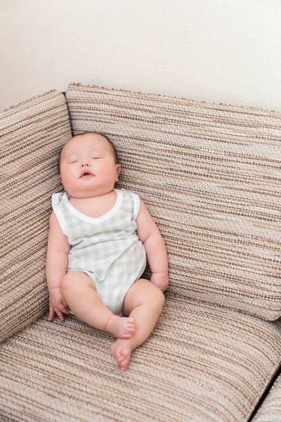 istock asian cute baby,sleeps 1409586484