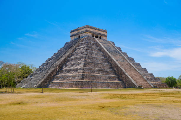istock Temple Pyramid of Kukulcan El Castillo, Chichen Itza, Yucatan, Mexico, Maya civilization 1409587054