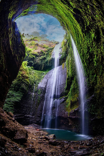 istock Madakaripura Waterfall (Probolinggo) is the tallest waterfall in deep Forest in East Java, Indonesia. 1409597901