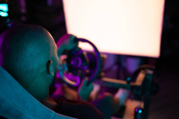 istock Living Room Sim Racing 1409604725