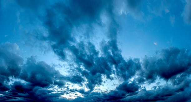 istock sky over the lake with dark dramatic clouds 1409614770