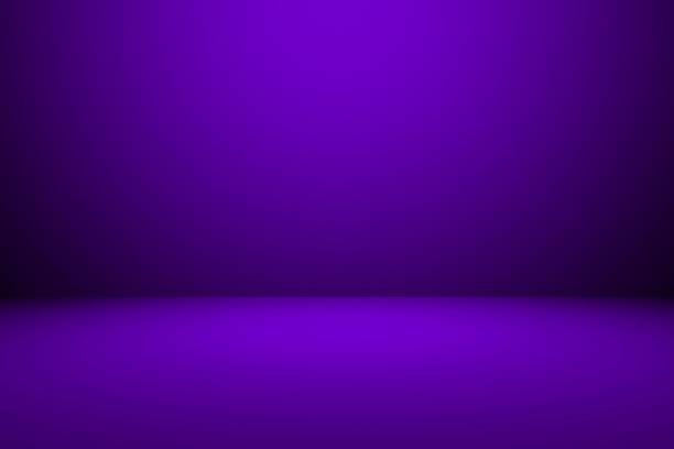abstract purple background, empty purple gradient room studio background, abstract backgrounds, purple background, violet room background. - purple pattern abstract backdrop imagens e fotografias de stock