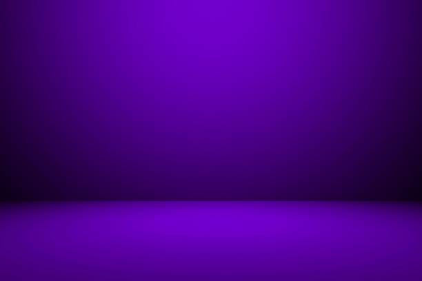istock Abstract purple background, empty purple gradient room studio background, abstract backgrounds, purple background, violet room background. 1409623906