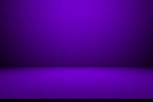 istock Abstract purple background, empty purple gradient room studio background, abstract backgrounds, purple background, violet room background. 1409624199