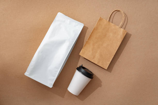 istock Coffee identity branding mockup set top view flat lay 1409625000