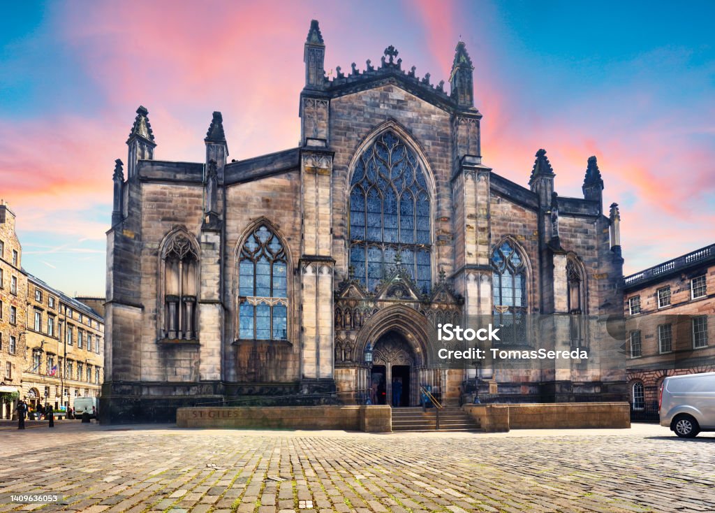 St. Giles Cathedral in Edinburgh, Scotland - UK Edinburgh - Scotland Stock Photo