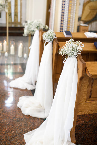 istock An image of a church after a wedding ceremony 1409637108