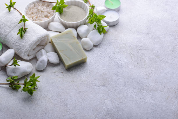 istock Spa concept. Natural beauty cosmetics 1409663373