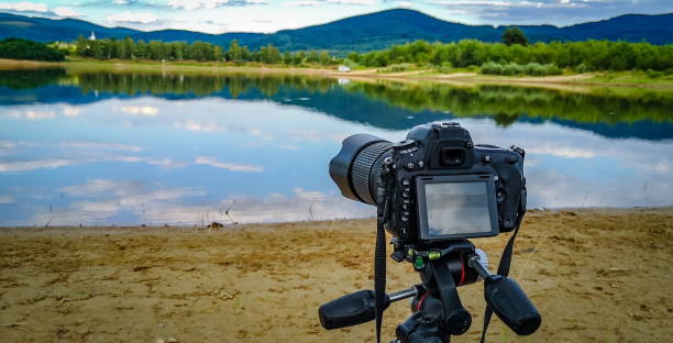 istock Shooting a landscape of a mountain lake 1409664094