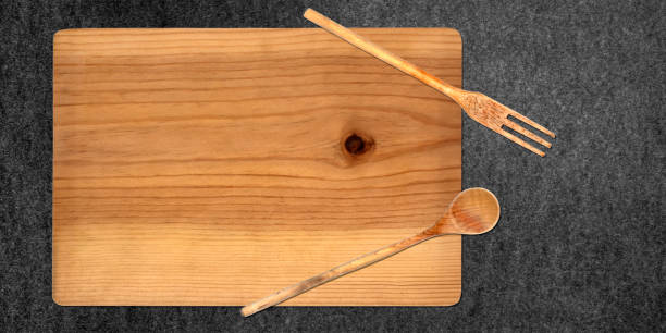 istock Wood Cooking Utensils Cutting Board 1409666185