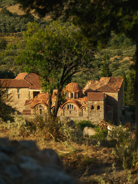 istock Church in Mystras ancient city. 1409671116