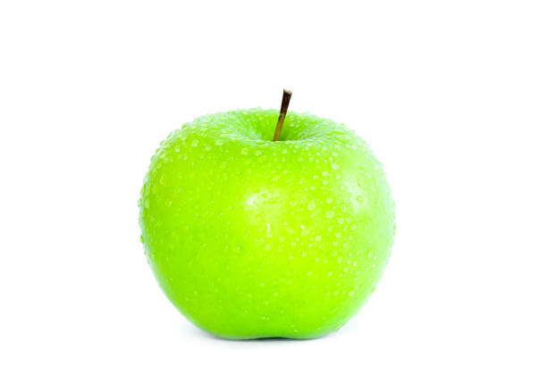 Green apple, isolated on white background