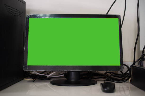 istock Laptop with green screen tecnology concept. 1409679958
