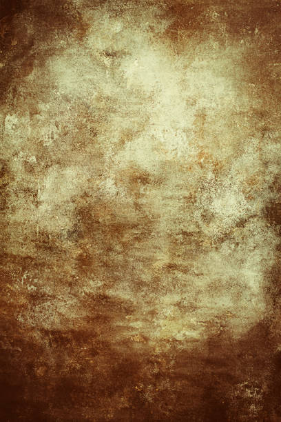 istock Deep warm shades painted canvas studio background, fitting for  advertising and concepts. 1409689881