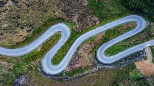 istock Tham Ma pass in Ha Giang from aerial view 1409717017