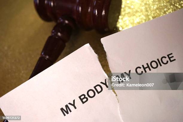 My Body My Choice Stock Photo - Download Image Now - Abortion, Color Image, Concepts