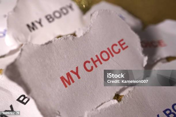 My Body My Choice Stock Photo - Download Image Now - Reproductive Rights, Abortion, Color Image