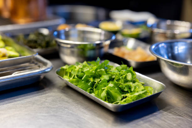 istock Close-up on some ingredients in a commercial kitchen at a restaurant 1409730023