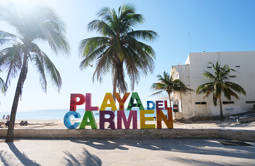 Playa del carmen sign photo