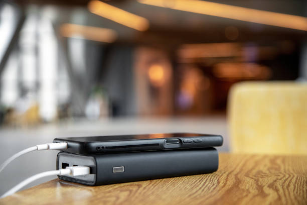 istock A mobile phone being charged using a power bank is on the table 1409737621