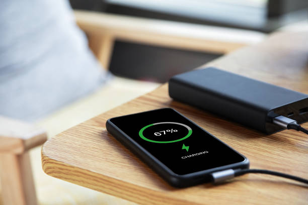 istock A mobile phone being charged using a power bank is on the table 1409737640