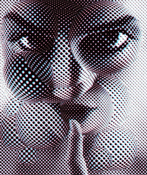 Female Criminal Face With Glitch Technique Close up of female Criminal Face With Glitch Technique distorted face stock illustrations