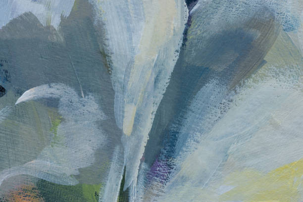 istock Abstract multicolored background with oil paint. 1409754995