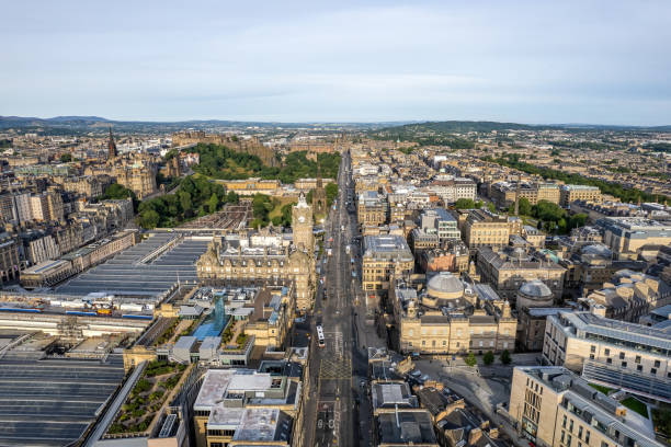 istock Aerial view of Edinburgh, Scotland. 1409757053
