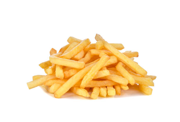 istock French fries isolated on white 1409766511