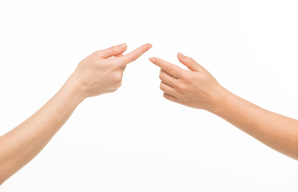 istock human hands on a white background isolated. hands indicate support hold care resist compete. 1409778163